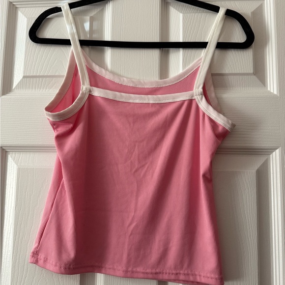 Pink Ribbed Tank Top - Picture 2 of 2